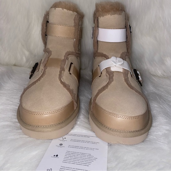 UGG Dune mini buckle classic boots size 10 Woman New in box - Picture 14 of 16